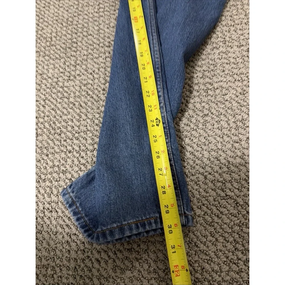 Levi's 505 Regular Fit Straight Leg Jeans Men's 44x30 New 2008 Blue Denim NWT
